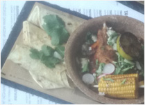 Tortilla szpinakowa